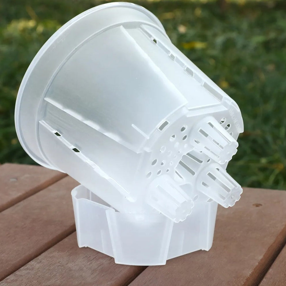 Transparent Self Watering Pots