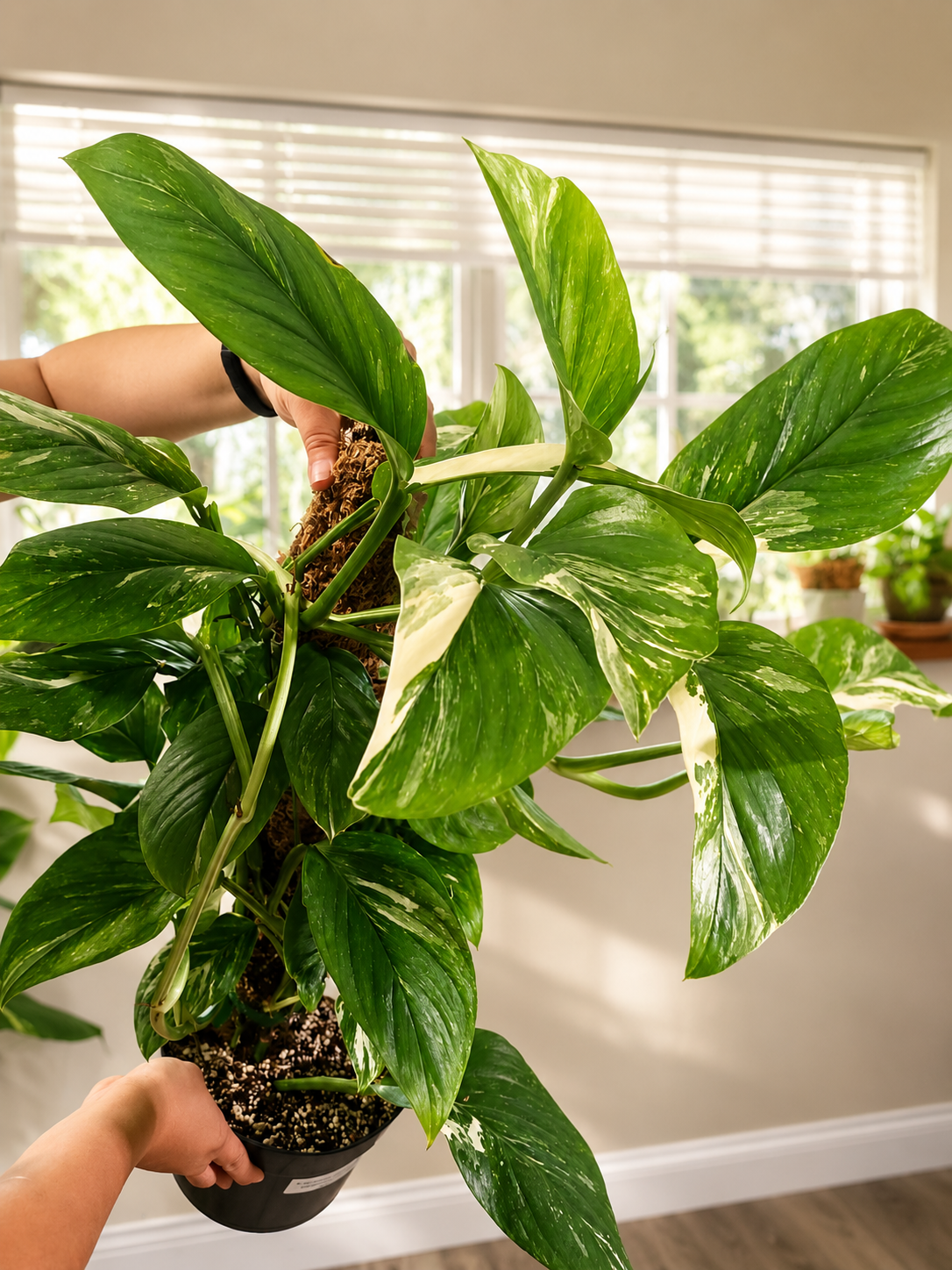 Rare Monstera Lechleriana Variegated